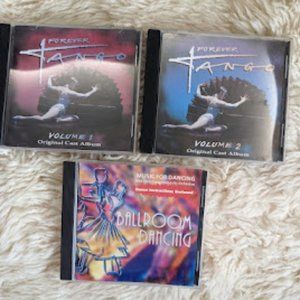 Bundle!!  Tango and Ballroom Dancing CD's  (3)